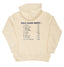 Freedom of Worry Natural GOTS® Organic Cotton Hoodie