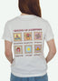 T-Shirt aus Supima®-Baumwolle mit Aufdruck „Stamps of Positivity“